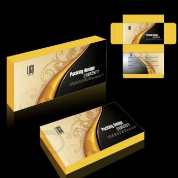 Whlesale personnalisé de haute qualité de luxe papier carton boîte-cadeau pour l'emballage