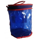 Herbruikbare zachte pvc-rits plastic zak voor cosmetisch (FLC-9101)
