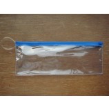 Bolsas de plástico calientes de la venta del pvc de la cremallera para el cepillo de dientes (Flc-9111)