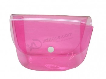 Bolsas de plástico de alta calidad con cremallera y pvc para cosméticos (Flc-9112)