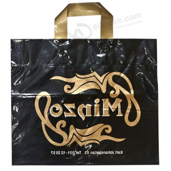 LDPE Printed Customized Loop Handle Bags for Shopping
