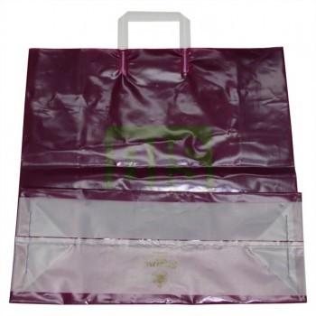 Bedrukte tassen in hdpe-lus met handvat voor coloth (Fll-8311)