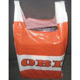 Sacs en plastique de poignée de gilet imprimé de haute qualité pour le shopping (Flt-9611)