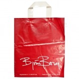LDPE Fashion Custom Printed Loop Handle Carrier Bags