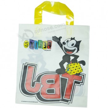 Ldpe printed fashion loop handle bags voor speelgoed (Fll-8321)