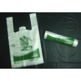 HDPE Weste Taschen, t-Shirt Plastiktüten für Supermarkt (Flt-9613)