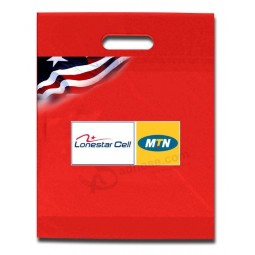 Quatro sacos de plástico de malote de cor impressa para compras (Fld-8536)