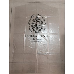 Ldpe bolsas de plástico de la cubierta de prendas de vestir impresas para la protección (Fls-8807)