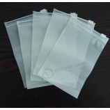 Onbedrukte ziplock plastic zakken met schuif voor kleding (FLZ-9204)