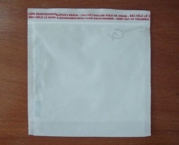 White Color LDPE Recloable Plastic Bags for Accessories