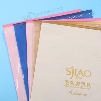 고품질 브랜드 사용자 정의 인쇄 슬라이더 지 플락 비닐 봉투 (Flz-9217)