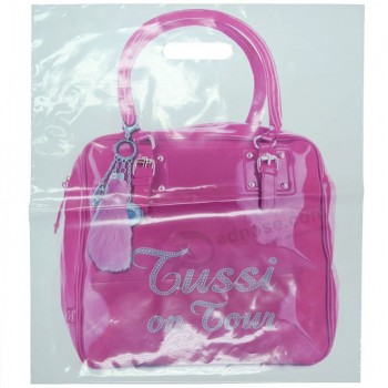 ハンドバッグのファッションカスタムプリントプラスチックキャリアバッグ (Fld-8554)