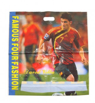 Branded Fashion Die Cut Printed Carrier Plastic Bags Sports