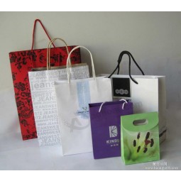 Venta al por menor de papel impreso bolsas de regalo de compras/Bolsas de regalo (Flp-8941)