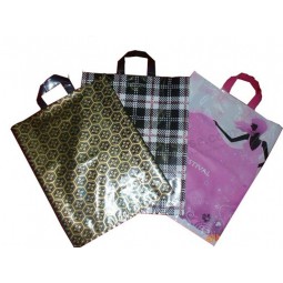 HDPE Four Color Printed Carrier Bags for Garment