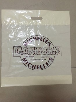 Krachthandvat ldpe plastic zakken met bodemvouw (FLD-8557)