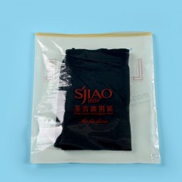 Hochwertige bedruckte Reißverschluss-Plastiktaschen für Kleidung (Flz-9224)