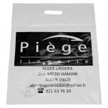 Benutzerdefinierte gedruckten Beutel Loch Träger Plastiktüten für Kleidung (Fld-8562)