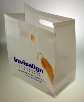 O hdpe imprimiu sacos de plástico cortados para o alimento (Fld-8563)