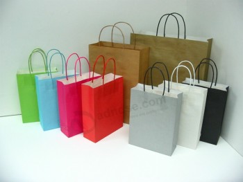Wholesale Fashion Shopping Paper Gift Bags for Garments