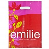 Mode geprinte pouch hole carrier plastic zakken voor kleding (FLD-8569)