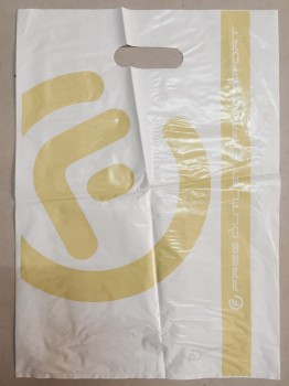 100% Sacchetti di plastica di trasporto stampati in HDPE vergine per indumenti (FLD-8571)