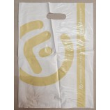 100% Virgin hdpe printed carrier plastic tassen voor kleding (FLD-8571)