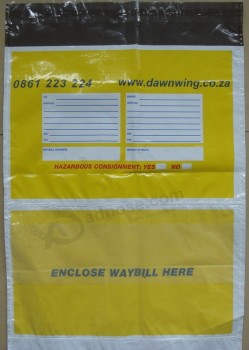 Co imprimé personnalisé-Sacs en plastique expulsés de courrier pour la protection
