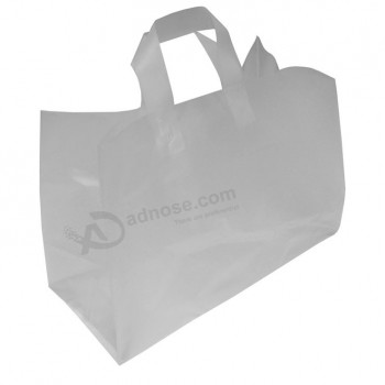 Custom Durable Unprinted Loop Handle Polybags for Flowers