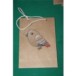 Bolsas de regalo de papel reciclable barato personalizado para prendas de vestir