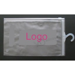 Bolsas Ziplock de pvc impresas a medida con suspensión (Flh-8703)