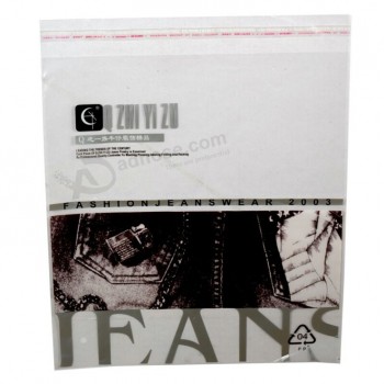 品牌高品质头部pp可重复密封的塑料袋用于服装 (FLA-9509)