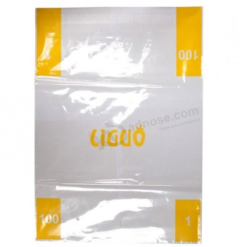 прозрачные клейкие пластиковые пакеты для текстиля (FLA-9513)