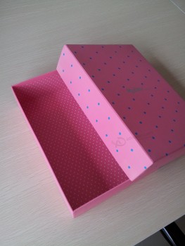 подгонянная высококачественная горячая тиснение шестиугольной бумажной складной подарочной коробке для косметики (квалификация 002)