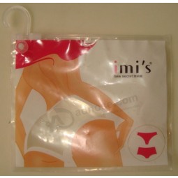 Recycable Custom Printed Ziplock Bags with Hanger for Underwear