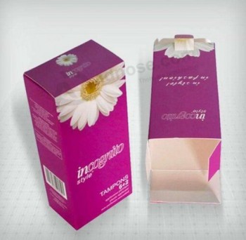 Groothandel aangepaste logo kartonnen geschenkverpakking doos