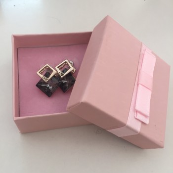 便宜漂亮的纸盒珠宝包装 (FLB-9329)
