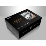Aangepaste hoge kwaliteit mooie cadeauverpakking witte stiJve kartonnen doos met lint