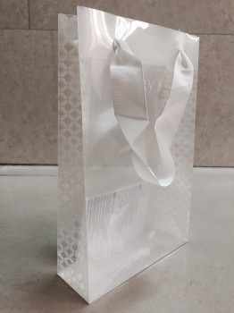 Premium-PVC-Schnur Griff Taschen für Geschenk Werbeartikel (Fls-8218)