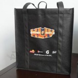 Steh auf benutzerdefinierte gedruckte Schleife Griff nicht-Gewebte Taschen (Fln-9011)