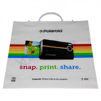 Bio-Degradable LDPE Branded Custom Printed Snap Handle Bags for Camera