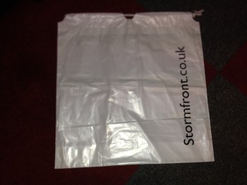 Cpe drawstкольцо bag с индивидуальной печатью (FLS-8228)