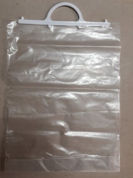 Saco de alça de pressão não impresso para peças de vestuário (Fls-8409)