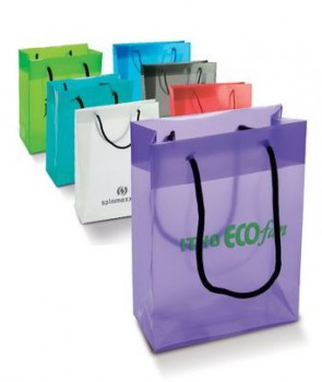 PVC Printed String Handle Bags for Shopping