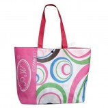 Stehen Loop Griff nicht-Gewebte Taschen zum Einkaufen (Fln-9024)