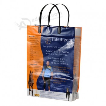 Sacchetti di shopping con manici stampati personalizzati di alta qualità per gli indumenti (FLC-8105)