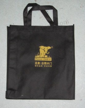 черный нет-тканые подарочные рекламные сумки для рекламы (млн-9042)