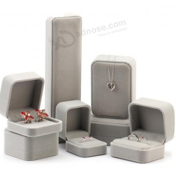 반지, neck엘ance, 팔찌에 대 한 도매 사용자 지정된 벨벳 보석 상자