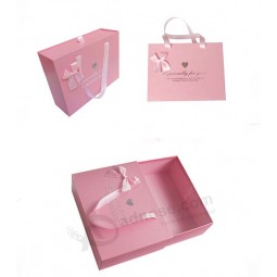 Wholesale customized high quality Garment Package with Ribbon Handle