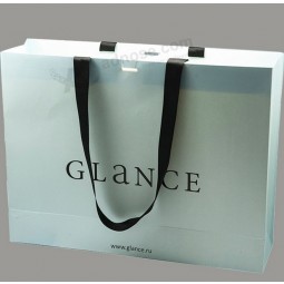 GroßhandeLsgeBundene QuaLitätspapier-Paketgeschenktasche der hohen QuaLität Bunte / Geschenk-Einkaufstasche